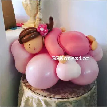Sleeping Girl-Themed Balloon Arrangement
