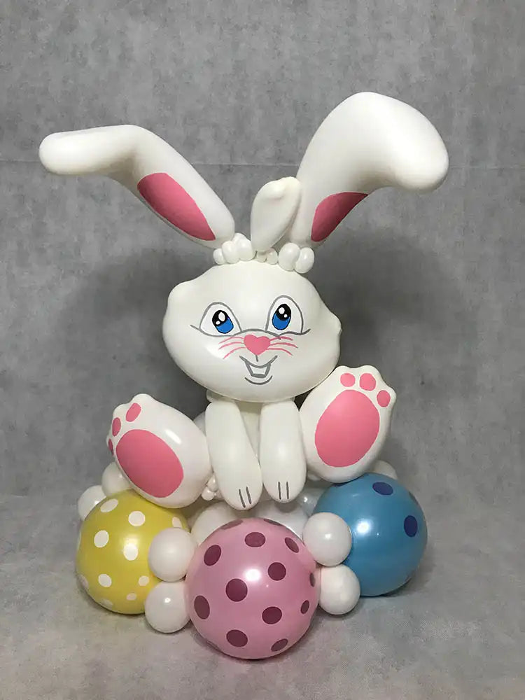 Easter Bunny-Themed Balloon Arrangement