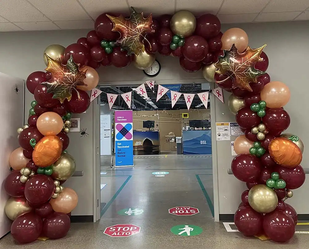 Fall-Themed Balloon Arrangement