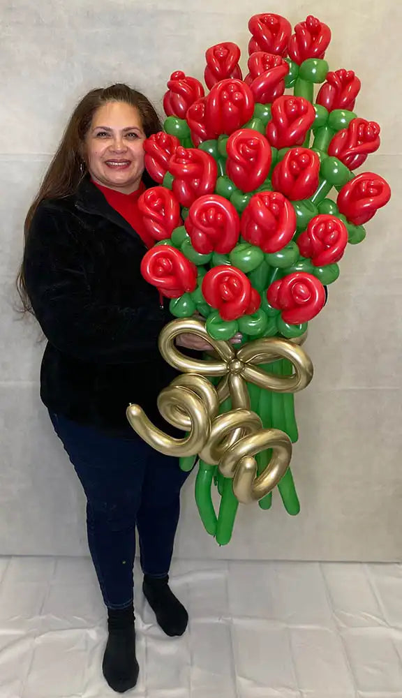 Large Rose Balloon Bouquet